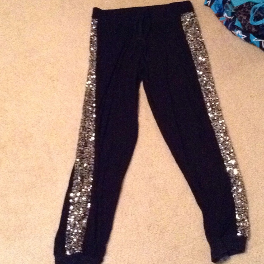 Black joggers
